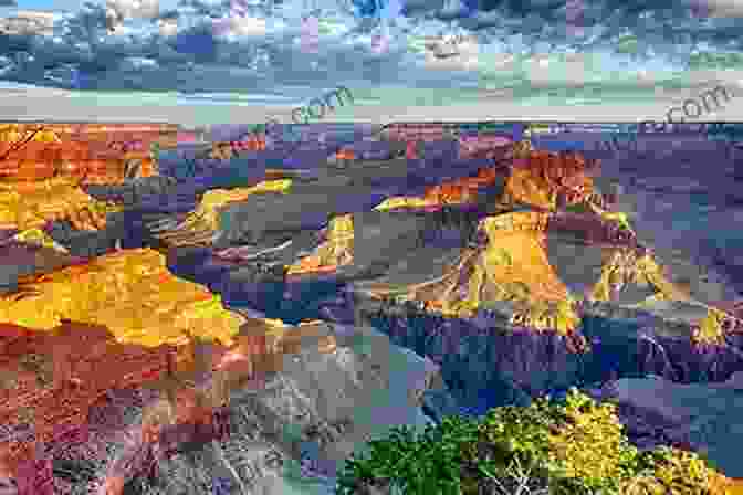 A Stunning View Of The Grand Canyon In Arizona. USA National Parks: Lands Of Wonder