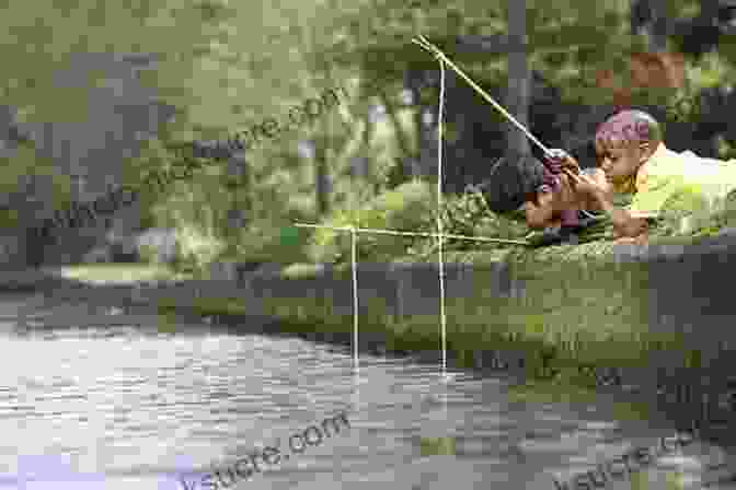A Young Boy Fishing On A Riverbank, Surrounded By Lush Greenery The Greatest Works Of Mark Twain: 370+ Titles In One Edition (Illustrated): The Adventures Of Tom Sawyer Huckleberry Finn The Prince And The Pauper A Horse S Tale