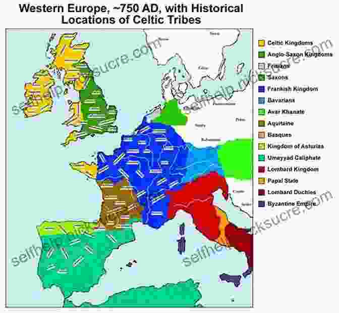 Map Illustrating The Dispersal Of Celtic Tribes Across Europe During The Iron Age The Ancient Celts Second Edition