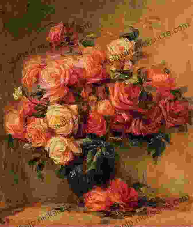 Mesmerizing Painting Of 'Roses In Bloom' By A Renowned Artist, Capturing The Essence Of The Masterpiece At The Heart Of The Mystery. A Forgery Of Roses Jessica S Olson
