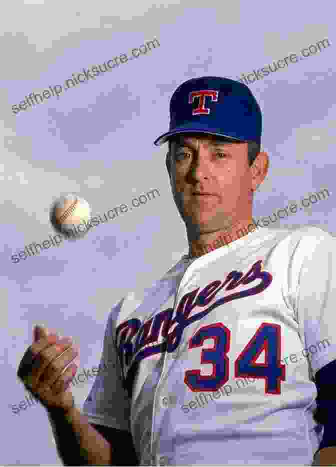 Nolan Ryan Holding A Baseball And Wearing A Texas Rangers Uniform. We Are The Rangers: The Oral History Of The New York Rangers