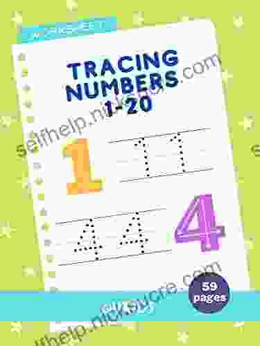 Tracing Numbers 1 20: Activity For Kids Toddler And Preschool 3 5 Ages Handwriting Practice Homeschool Worksheet Math